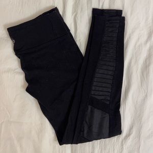 Alo black moto leggings